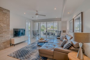 42-inch LCD TV with digital channels, TV, DVD player