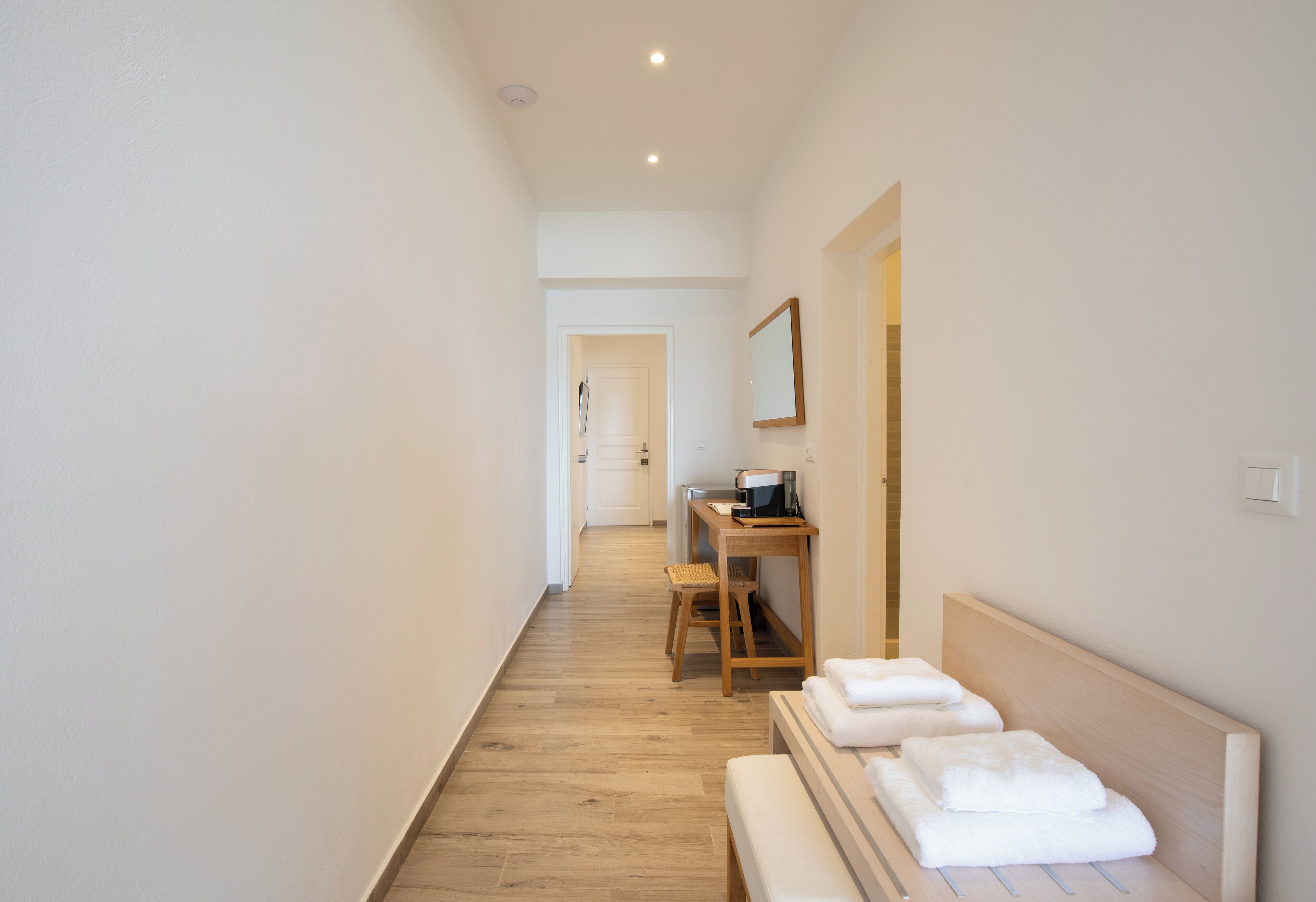 family room, 2 bedrooms, sea view | premium bedding, in-room safe, desk, laptop workspace