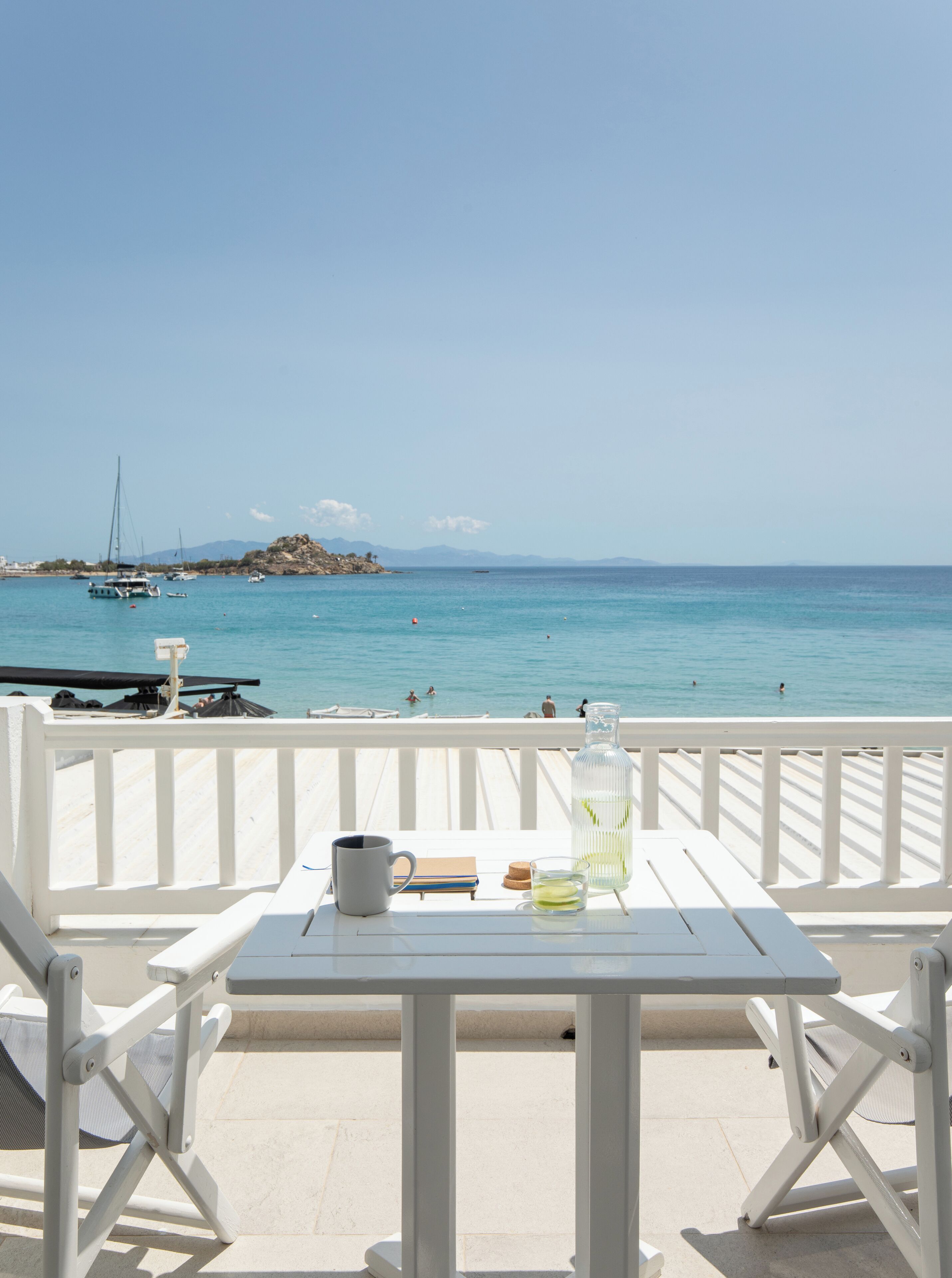 Deluxe Triple Room, Balcony, Sea View | Terrace/patio