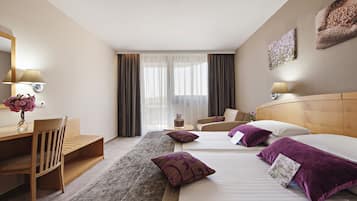 Habitación estándar doble, balcón | Minibar, caja fuerte, escritorio y wifi gratis