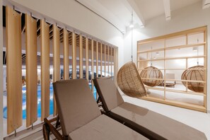 Sauna, body treatments, aromatherapy, hot stone massages, body wraps