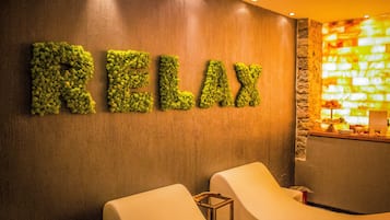 Sauna, hot tub, steam room, body treatments, aromatherapy