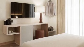 Biancheria da letto ipoallergenica, minibar, una cassaforte in camera