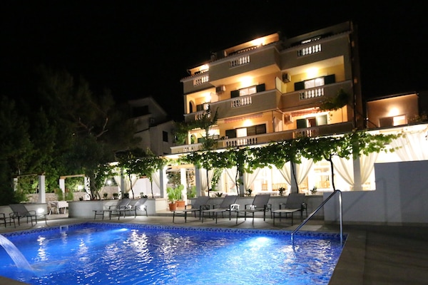 Front of property – evening/night