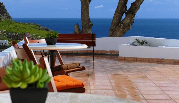 Blick von der Unterkunft