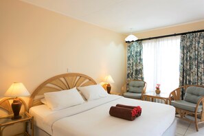 Minibar, in-room safe, desk, blackout curtains