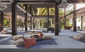 Breakfast, lunch, dinner served; international cuisine, beach views  - Holiday Island Resort & Spa (Dhiffushi)