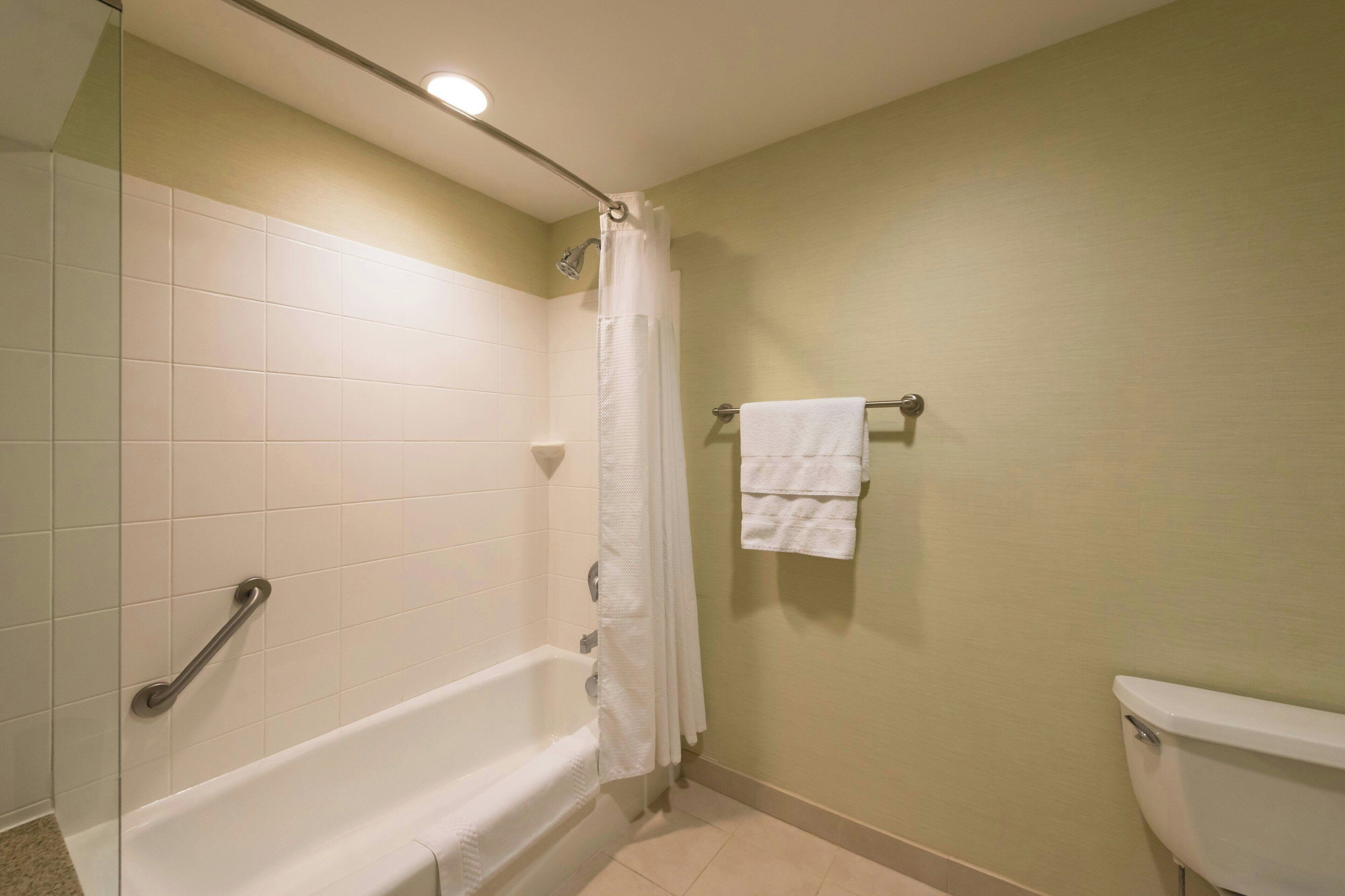 free toiletries, hair dryer, towels, soap