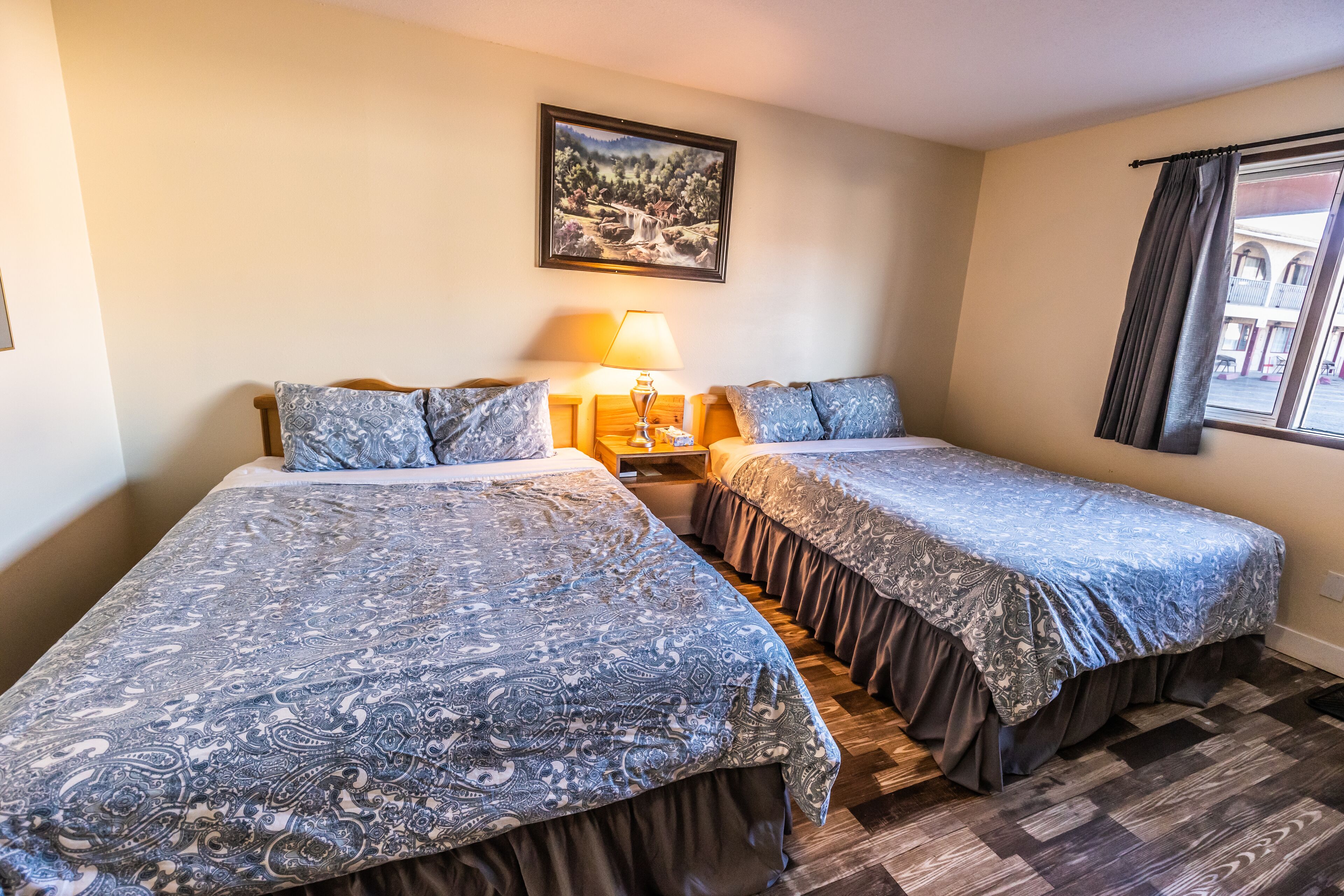 Standard Room, 2 Double Beds | Premium bedding, down comforters, desk, blackout drapes