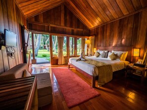 Nhà gỗ | Minibar, két bảo mật tại phòng, phòng cách âm