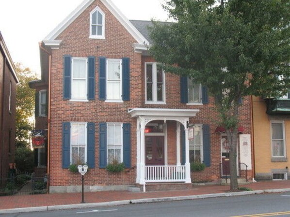 Voorkant van accommodatie