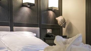 Premium bedding, minibar, in-room safe, desk