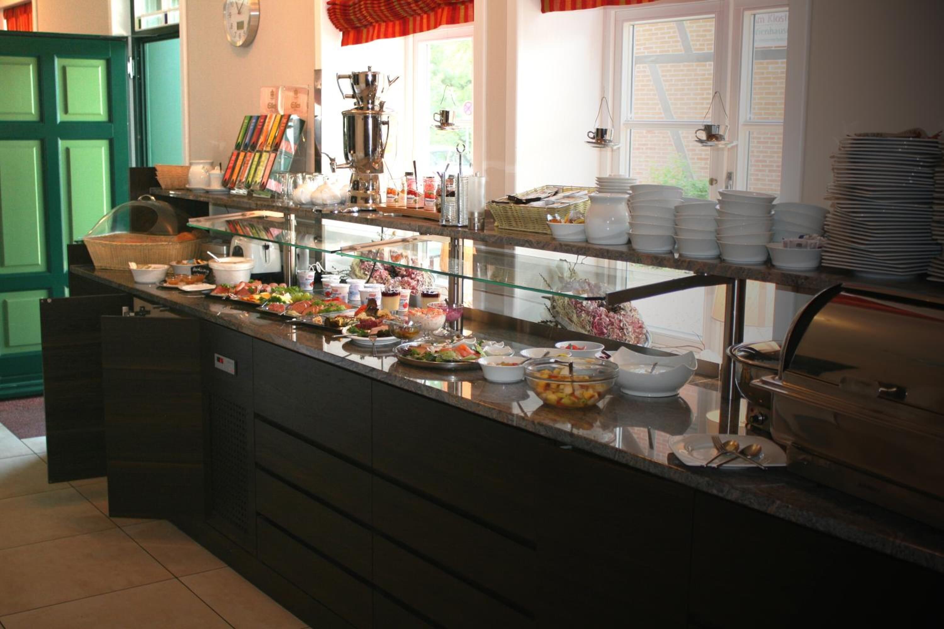daily buffet breakfast (eur 15 per person)