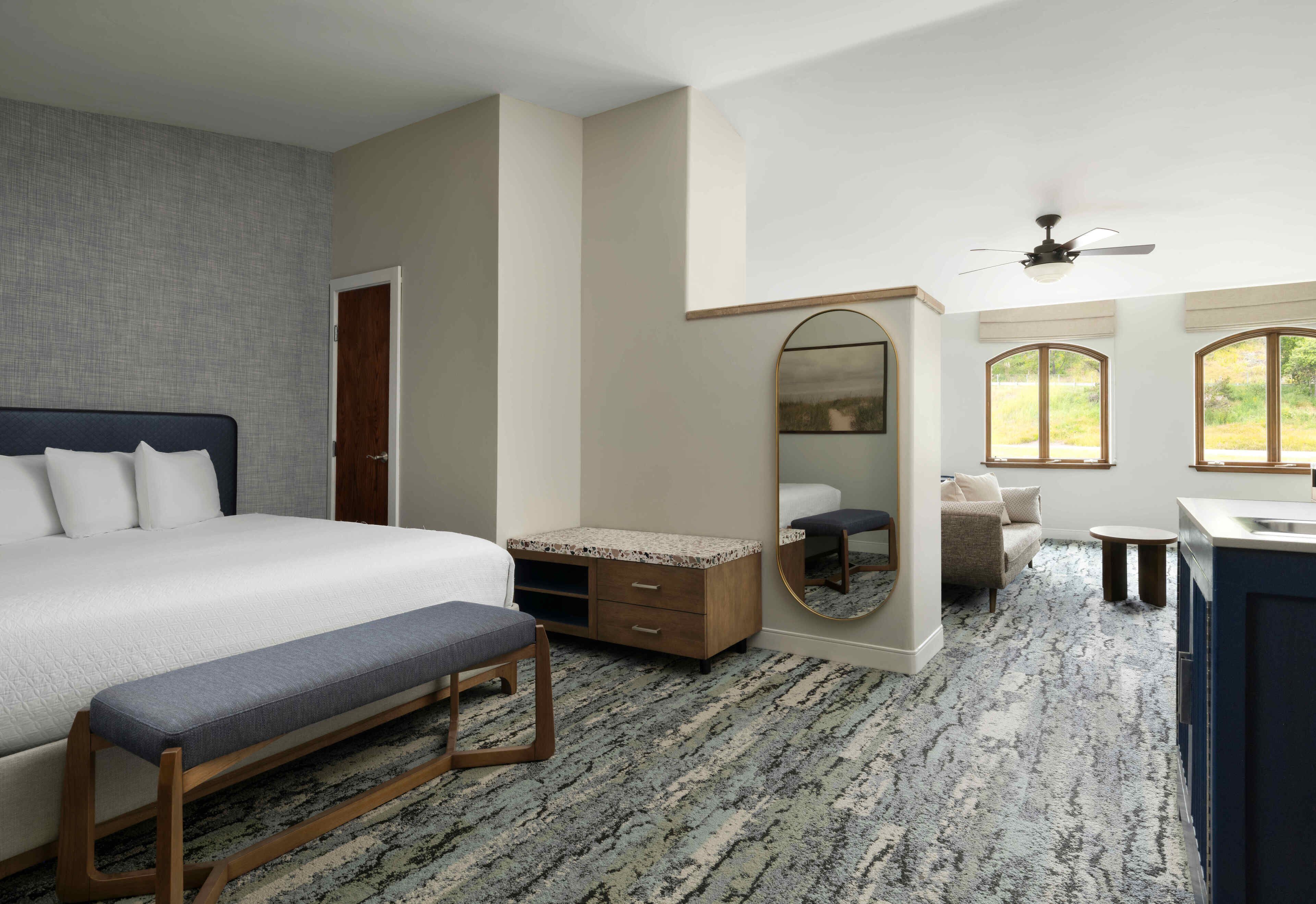 premium bedding, iron/ironing board, free cots/infant beds