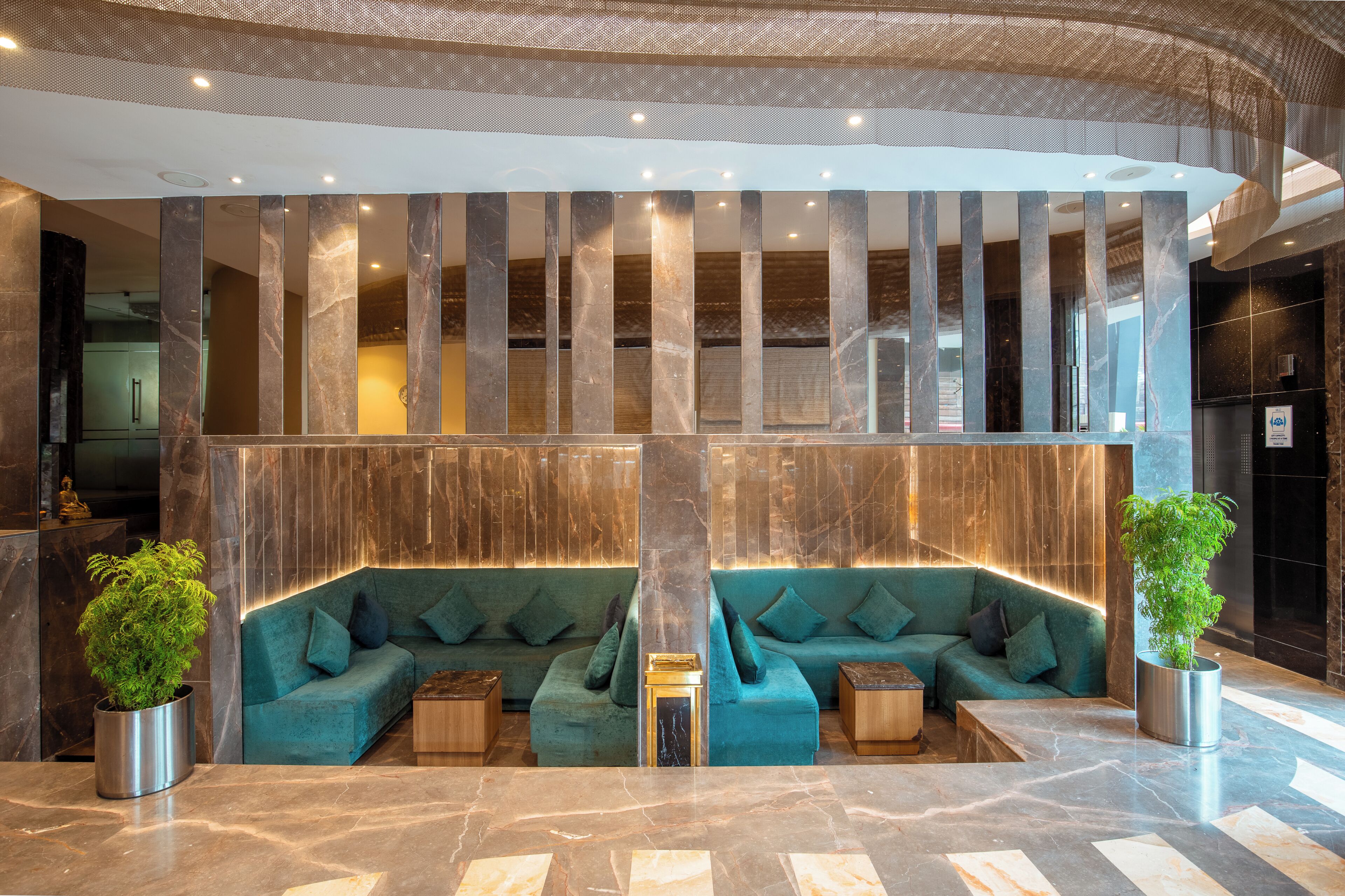 Lobby sitting area
