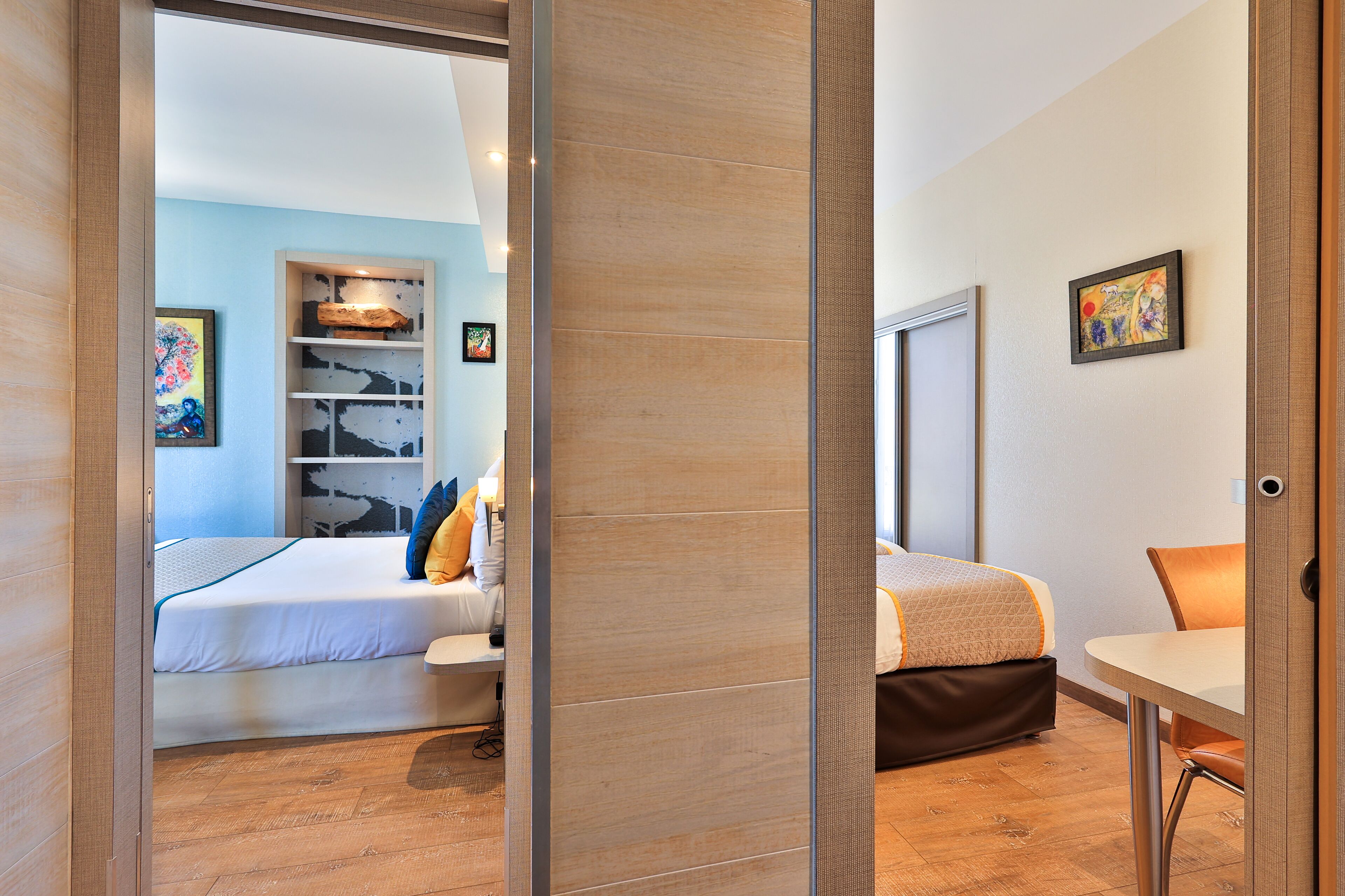 superior family suite | premium bedding, minibar, in-room safe, individually decorated