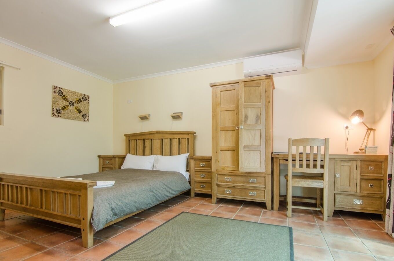 Chambre familiale, Vue jardin