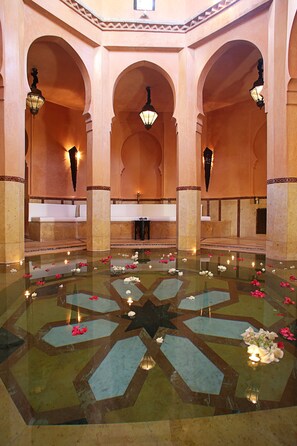 Turkish bath/hammam, body treatments, body wraps, body scrubs, facials - Palais Rhoul & SPA (Marrakech)