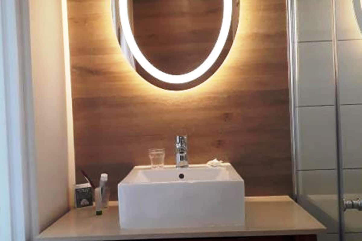 free toiletries, hair dryer, towels, soap