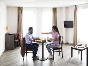 Daily buffet breakfast (EUR 12 per person)