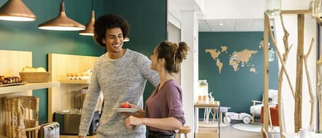 Daily buffet breakfast (EUR 15 per person)