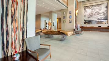 Sala de estar en el lobby