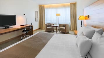 Minibar, in-room safe, desk, blackout curtains