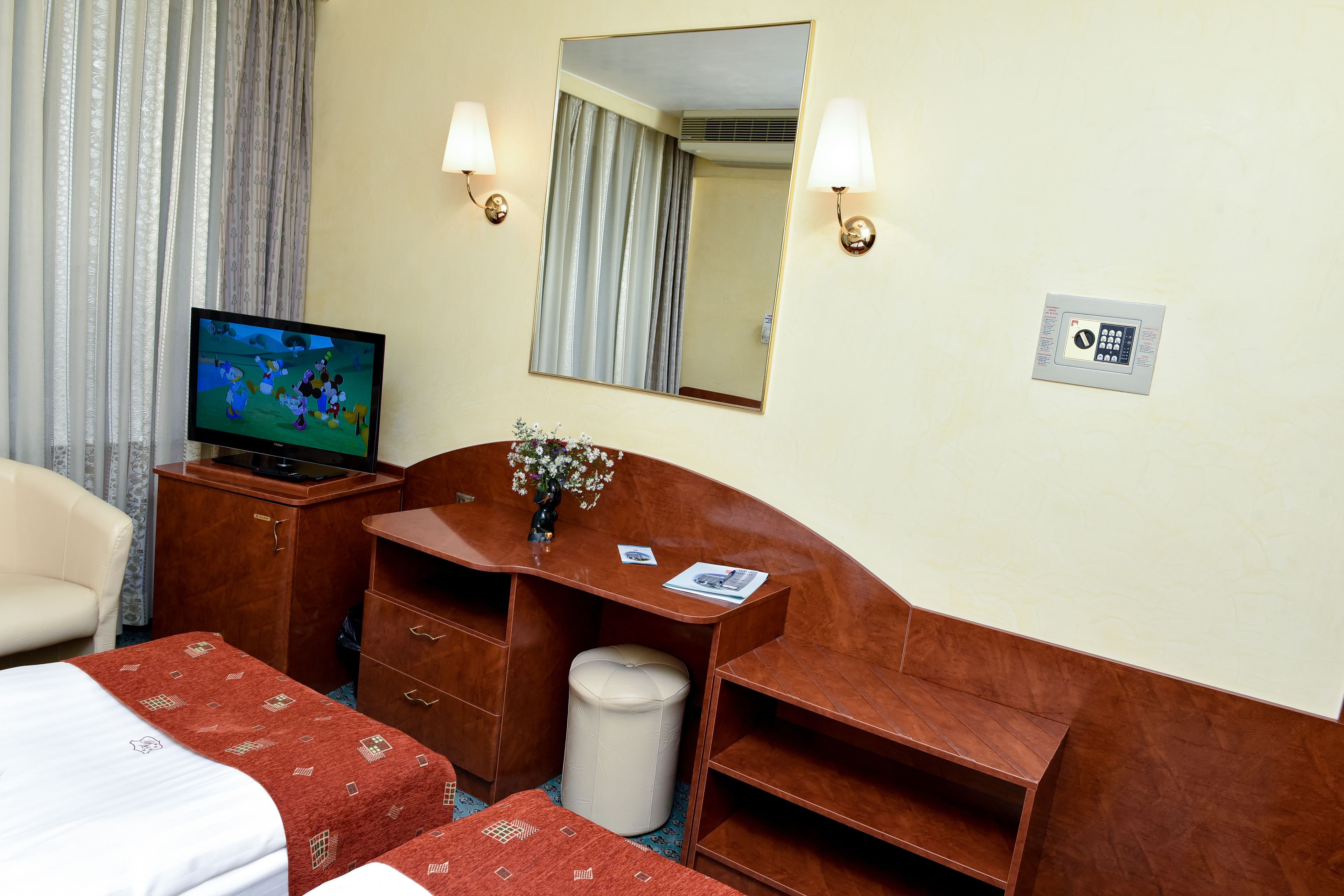 basic twin room, 2 single beds | egyptian cotton sheets, premium bedding, memory-foam beds, minibar