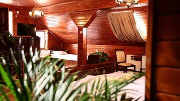 In-room safe, iron/ironing board, free cots/infant beds, free WiFi