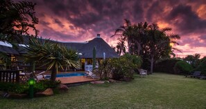 Front of property - evening/night