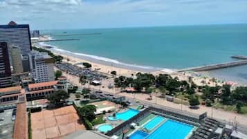 Vista a la playa o el mar