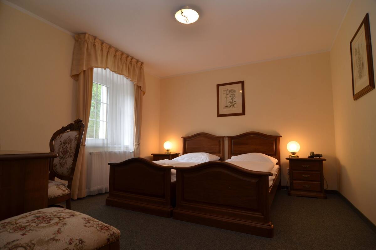 Standard Twin Room, Annex Building (Spa access included) | Hypo-allergenic bedding available, minibar, in-room safe, desk