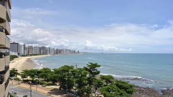 Vista a la playa o el mar