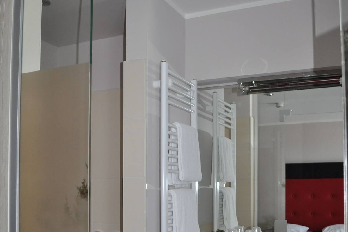 superior double or twin room, 1 bedroom, refrigerator, resort view | bathroom | hair dryer, towels