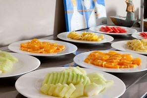 Daily buffet breakfast (EUR 8.50 per person)