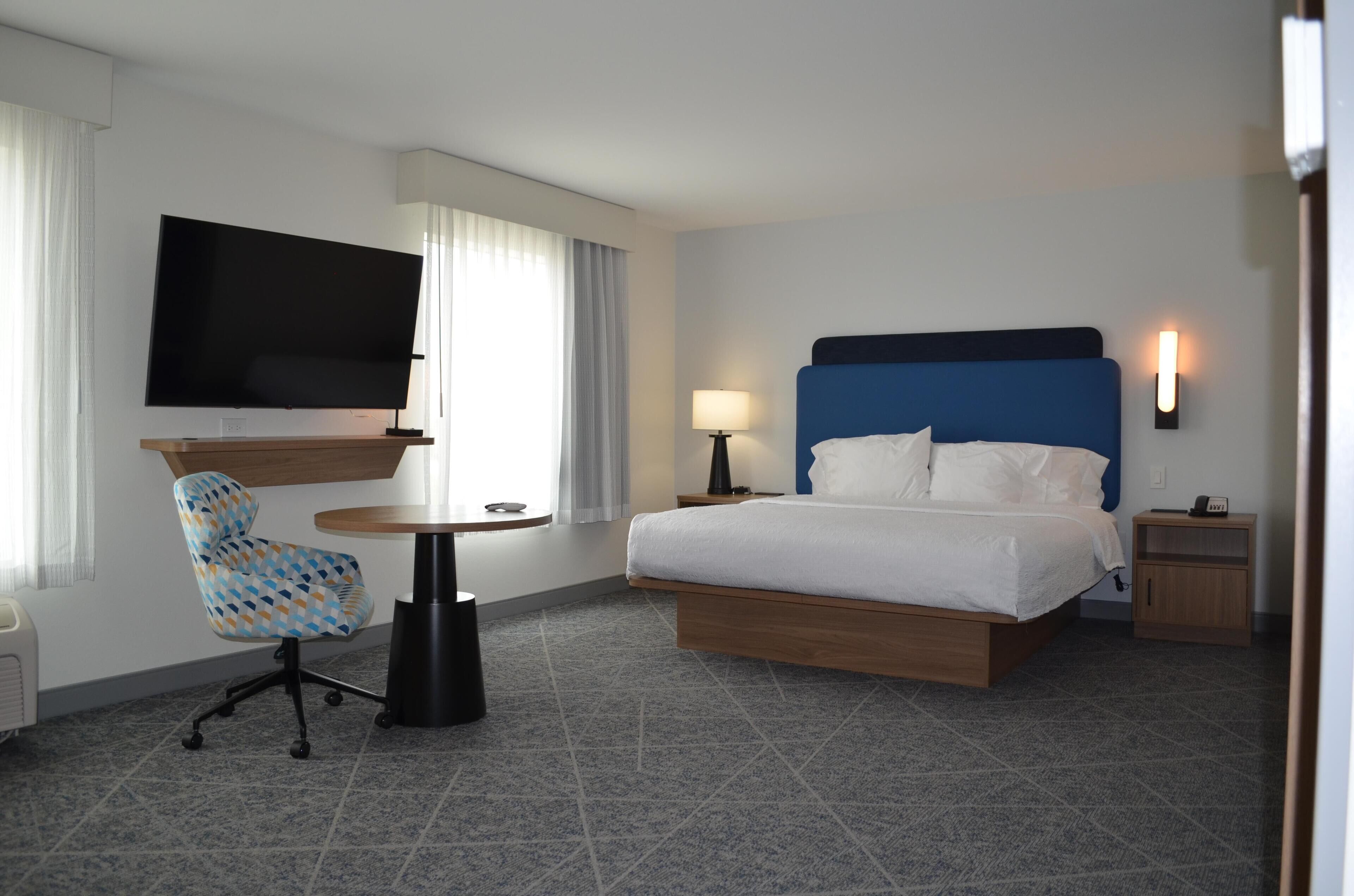 Studio suite, 1 kingsize bed | Lakens van Egyptisch katoen, luxe beddengoed, donzen dekbedden