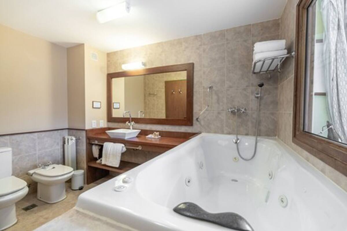 chalten room mountain view | 1 bedroom, in-room safe, desk, iron/ironing board