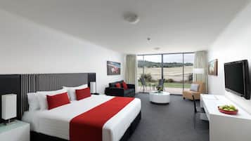 Premium bedding, minibar, in-room safe, desk