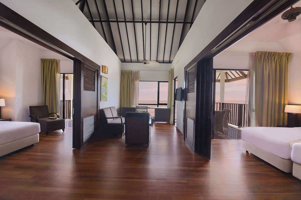 Family Villa | Premium bedding, down comforters, Select Comfort beds, minibar