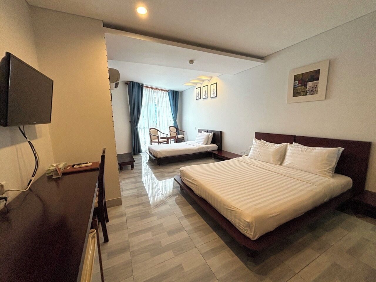 Deluxe-Dreibettzimmer, Stadtblick