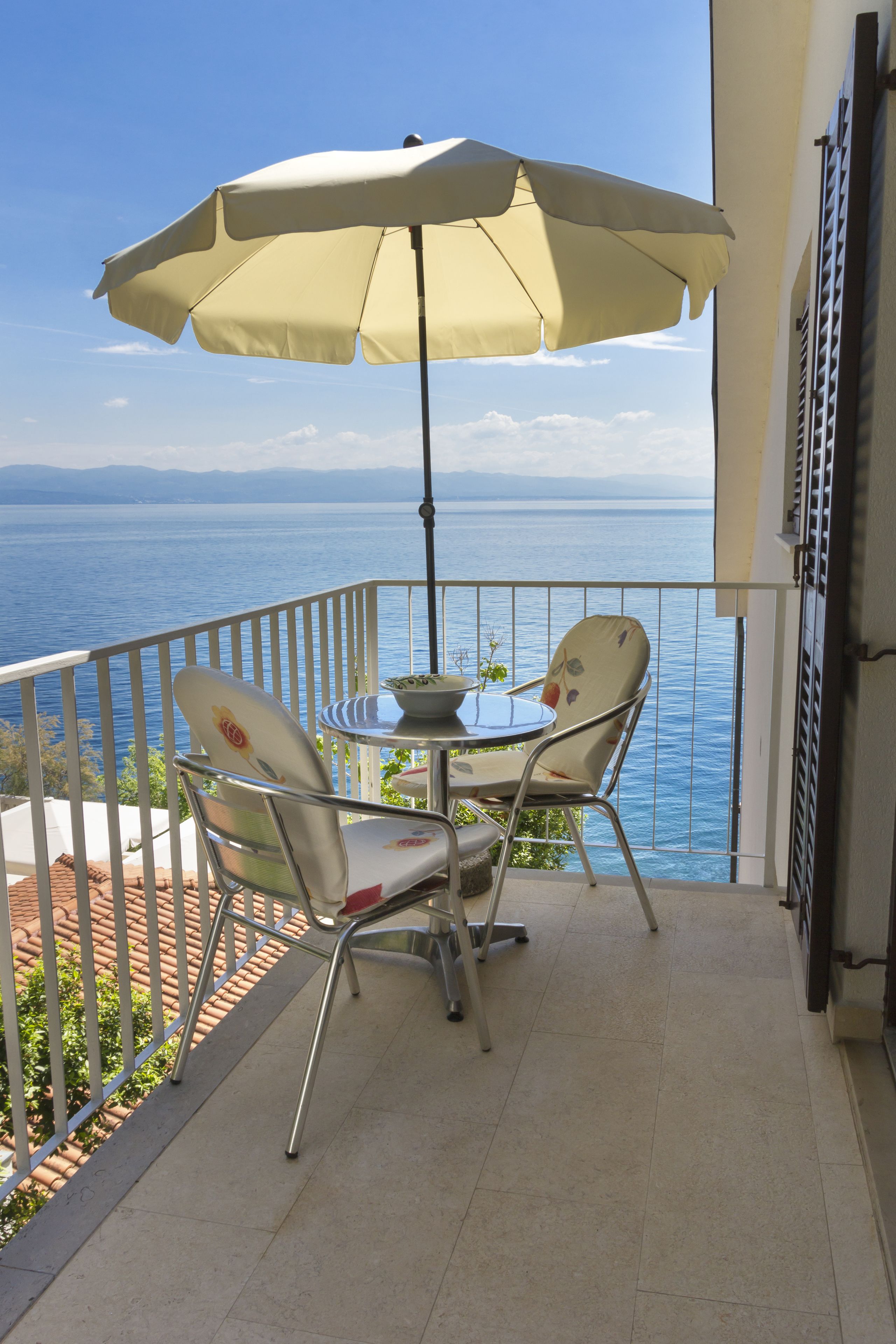 Studio, Balkon, eingeschränkter Meerblick | Blick auf das Wasser