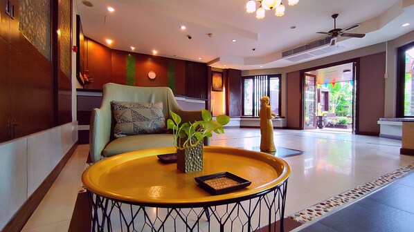 Sala de estar en el lobby