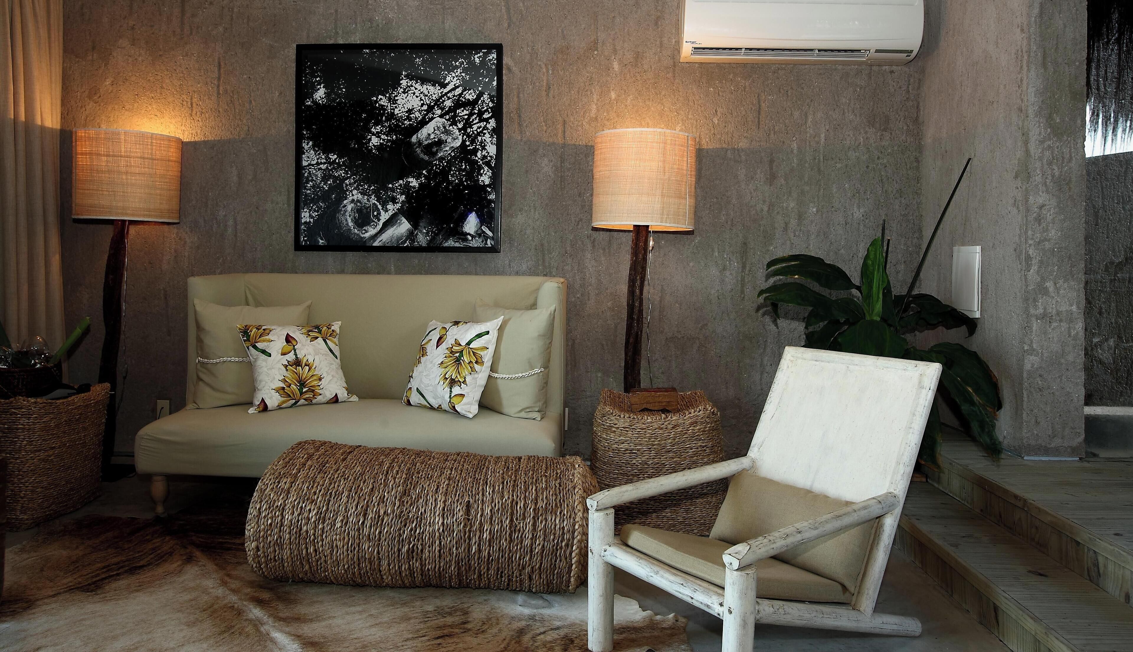 kenoa villa | living area | smart tv