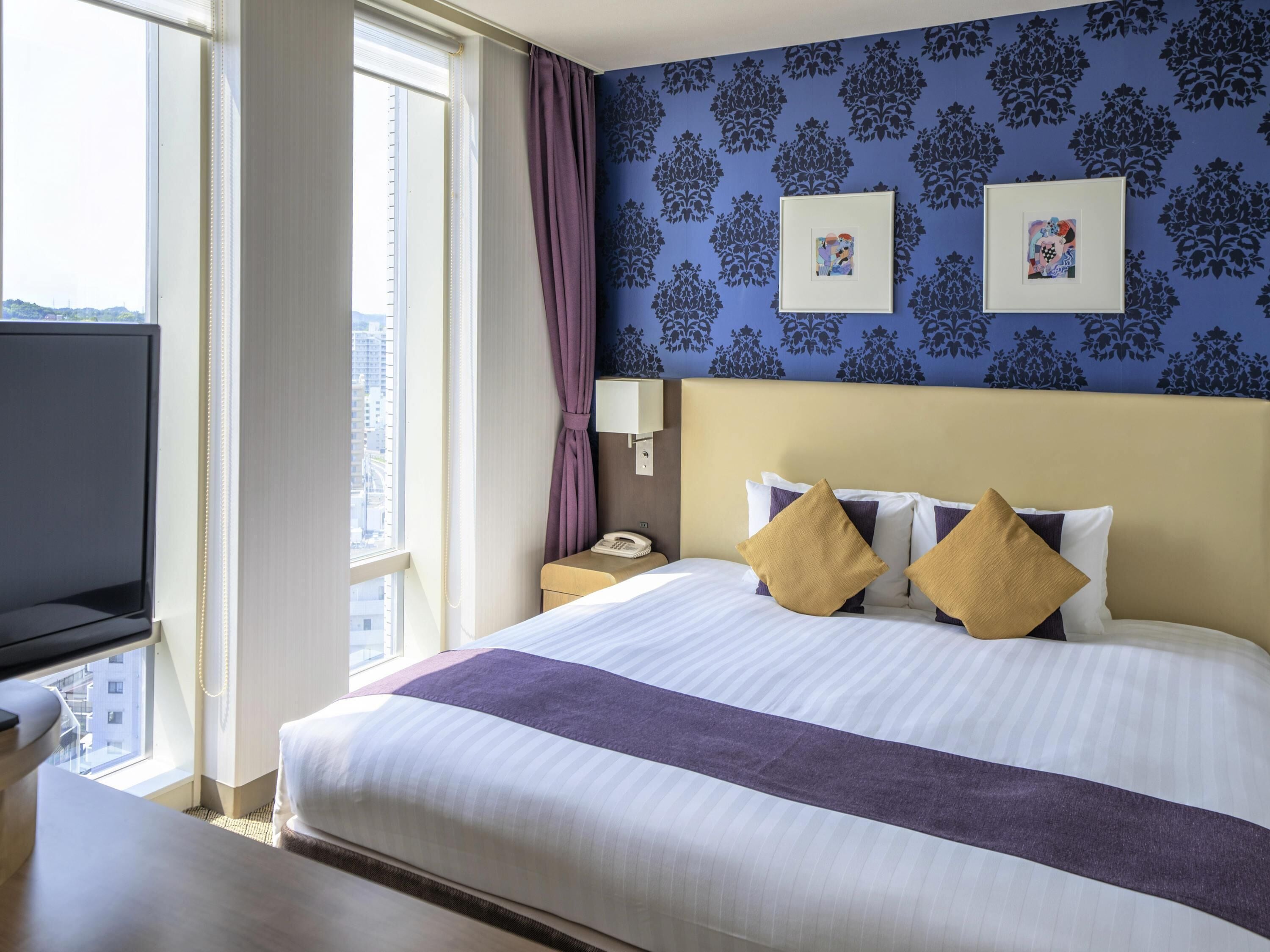 Chambre Deluxe, 1 très grand lit et 1 canapé-lit, non-fumeur