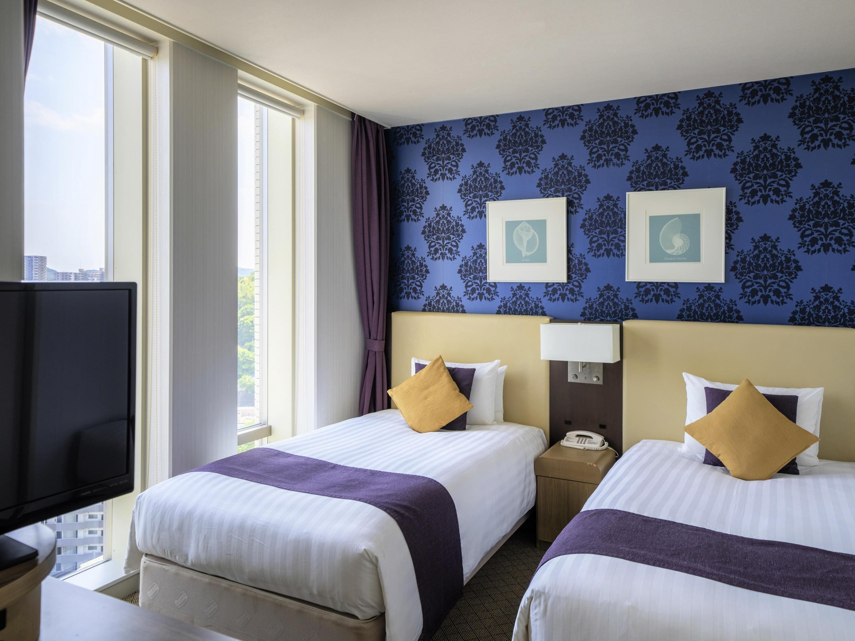 Chambre Deluxe, 2 lits une place, non-fumeur