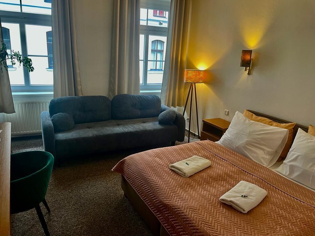 double or twin room | minibar, in-room safe, desk, laptop workspace