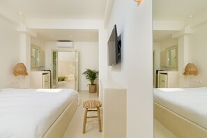 The Petite Double Room | Premium bedding, down comforters, memory foam beds