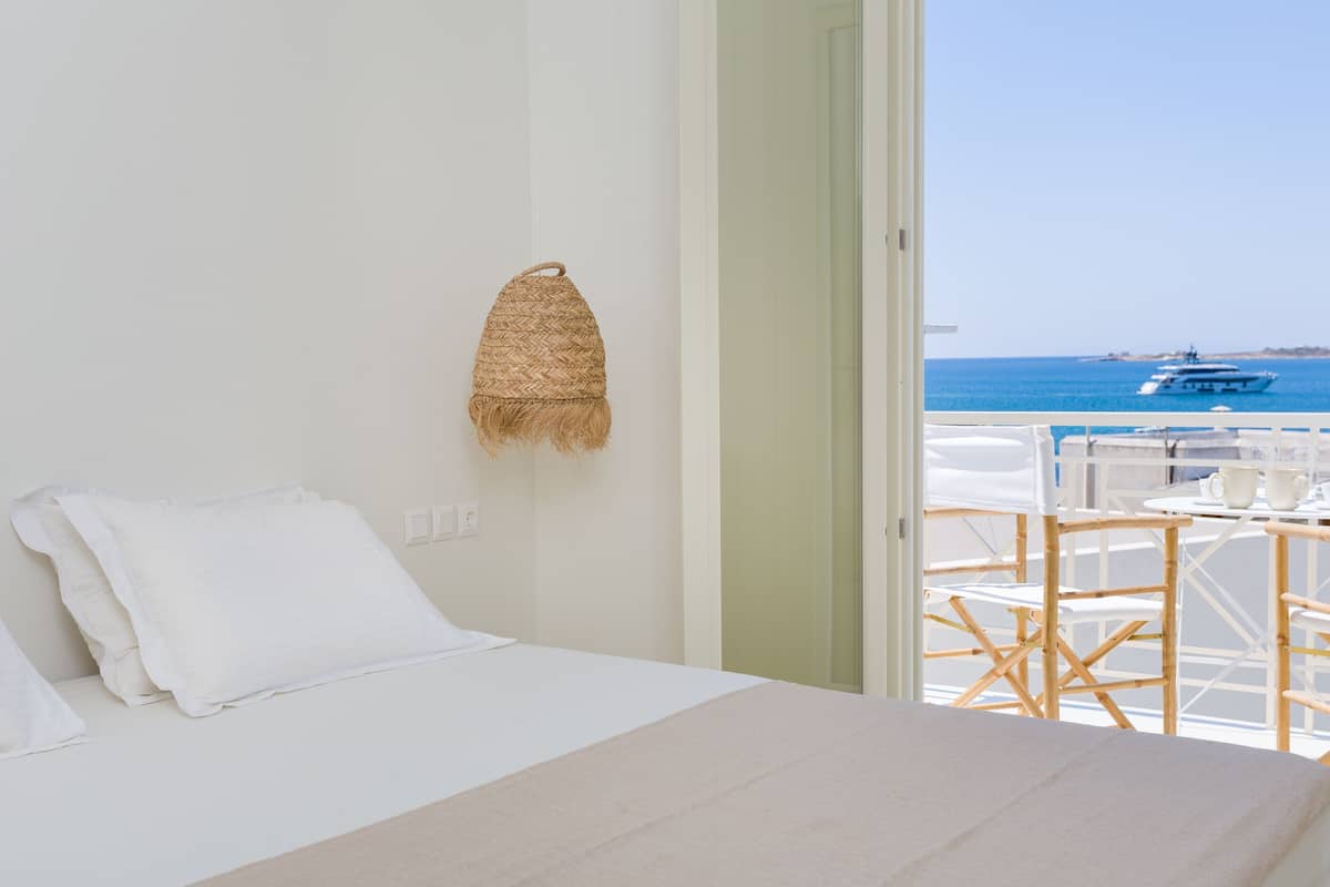 Double Room, Sea View | Premium bedding, down comforters, memory foam beds