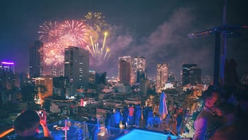 Pemandangan kota dari properti