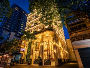 Front of property – evening/night